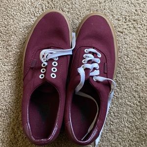 Like new red Vans